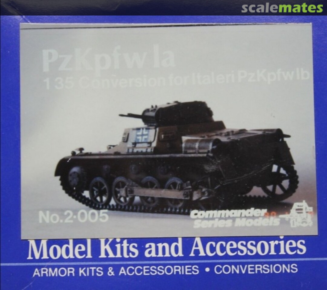 Boxart PzKpfw Ia 2-005 Commander Series Models