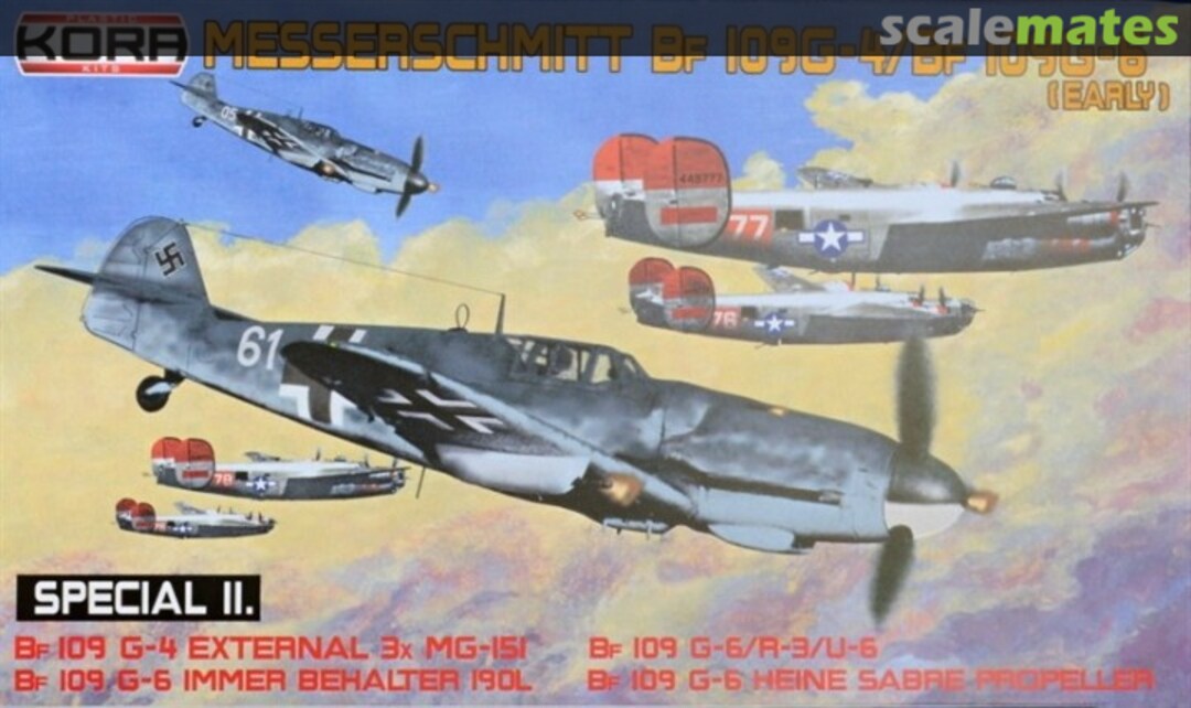 Boxart Messerschmitt Bf 109G-4 / Bf 109G-6 (early) KPK72022 Kora Models