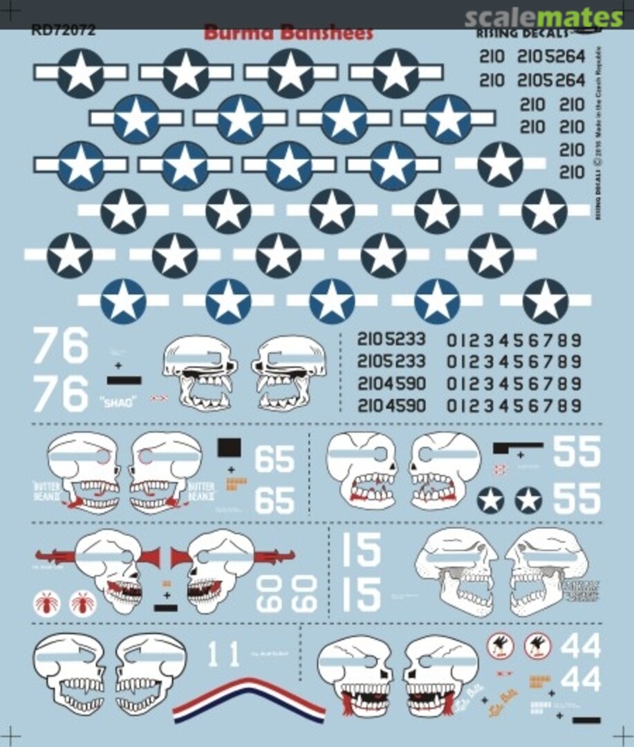 Boxart Burma Banshees RD72072 Rising Decals