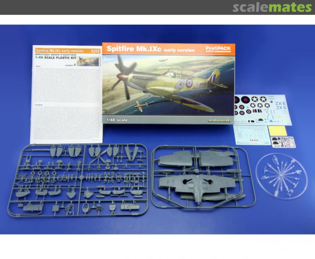 Contents Spitfire Mk.IXc early version 8282 Eduard