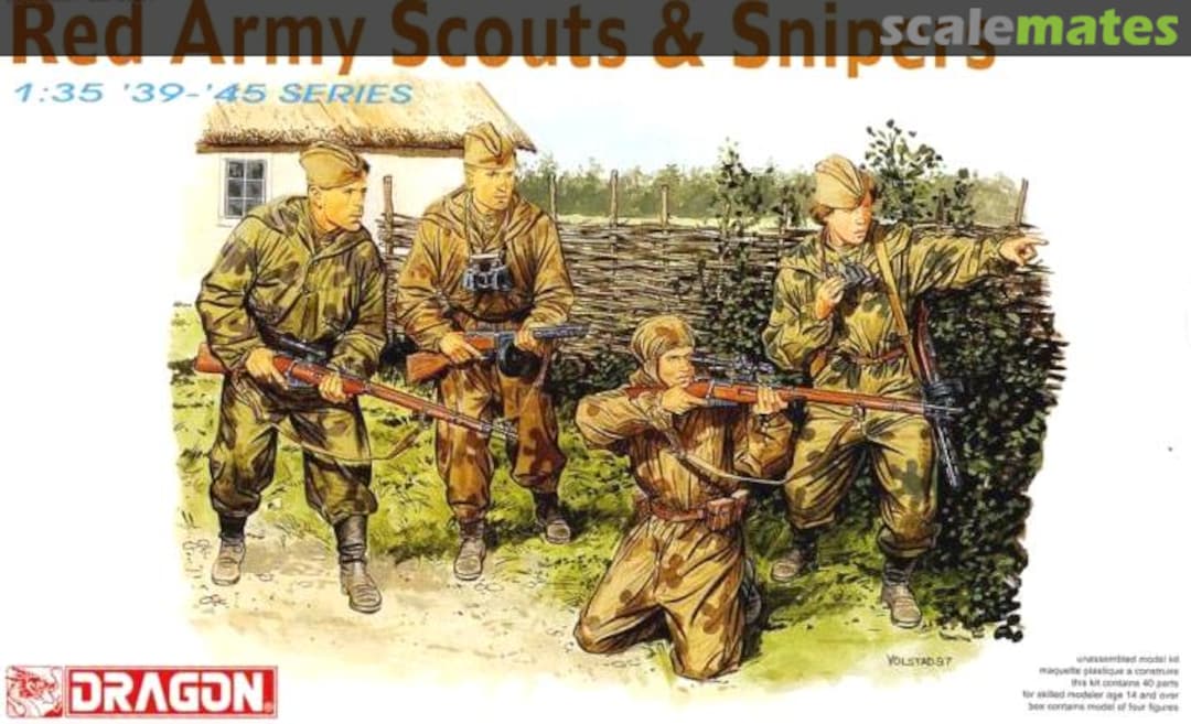 Boxart Red Army Scouts & Snipers 6068 Dragon