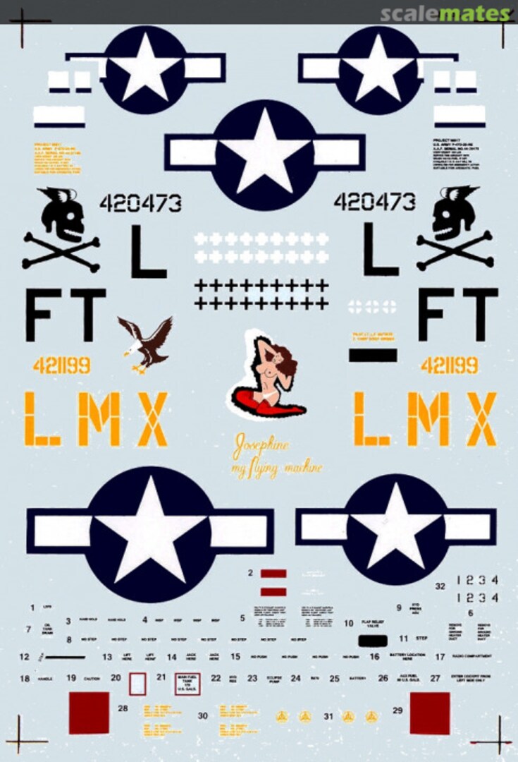 Boxart P-47D & P-47M Thunderbolts 48-0586 SuperScale International