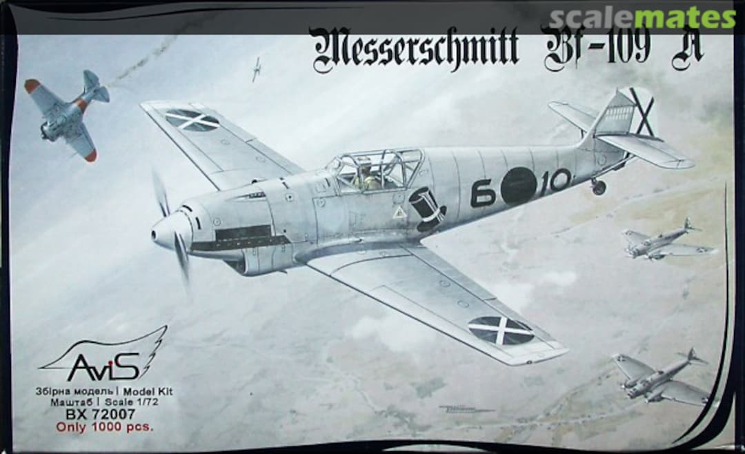 Boxart Messerschmitt Bf-109 A BX 72007 AviS