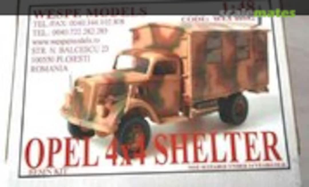 Opel 4x4 Shelter (Wespe Models WES 48082)