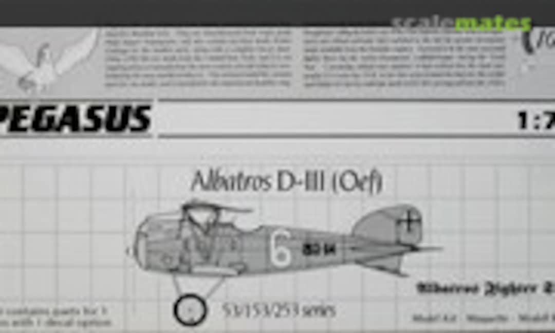 1:72 Albatros D.III (Oeffag) (Pegasus 1027)