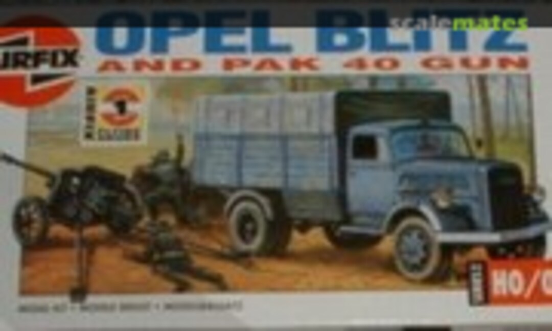 1:76 Opel Blitz and Pak 40 Gun (Airfix 02315)