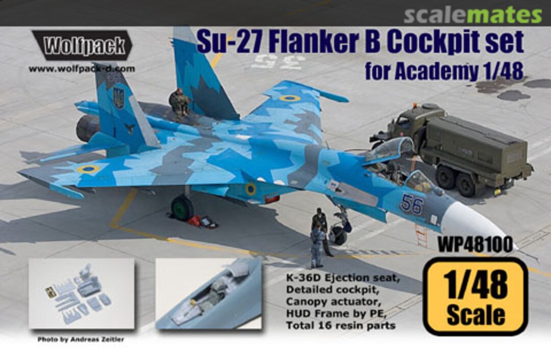 Boxart Su-27 Flanker B Cockpit Set WP48100 Wolfpack