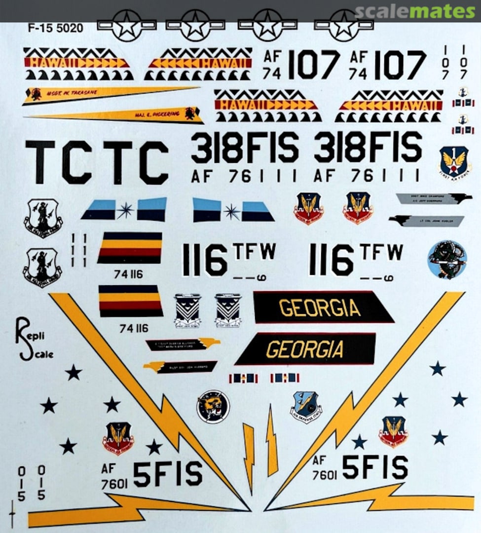 Boxart F-15 Eagle 48-5020 Repli-scale