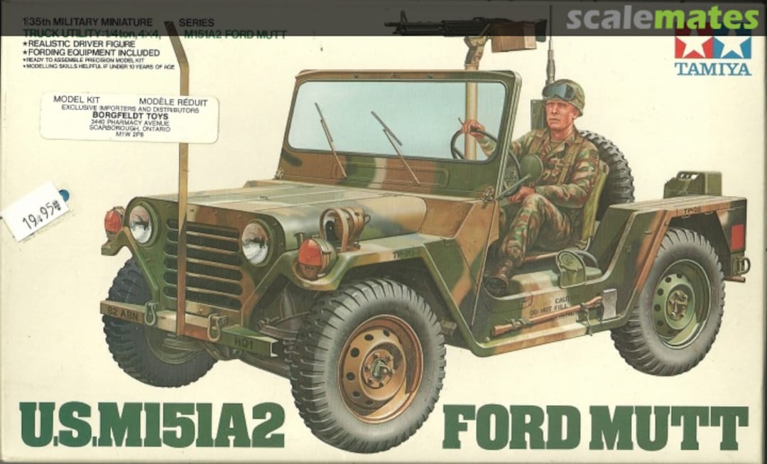 Boxart M151A2 Ford MUTT MM223 Tamiya