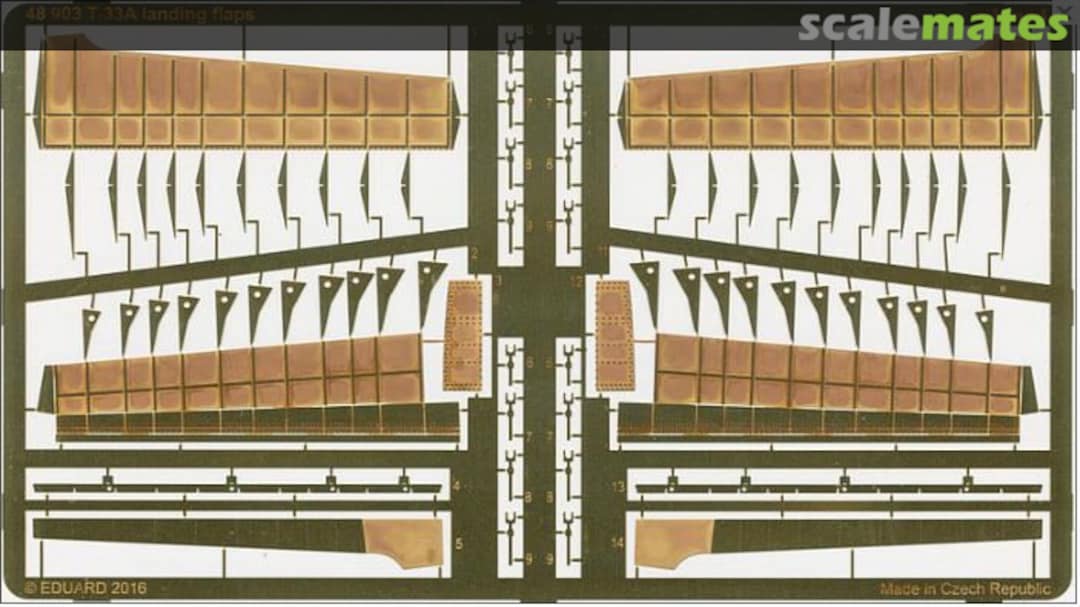 Boxart T-33A landing flaps 48903 Eduard