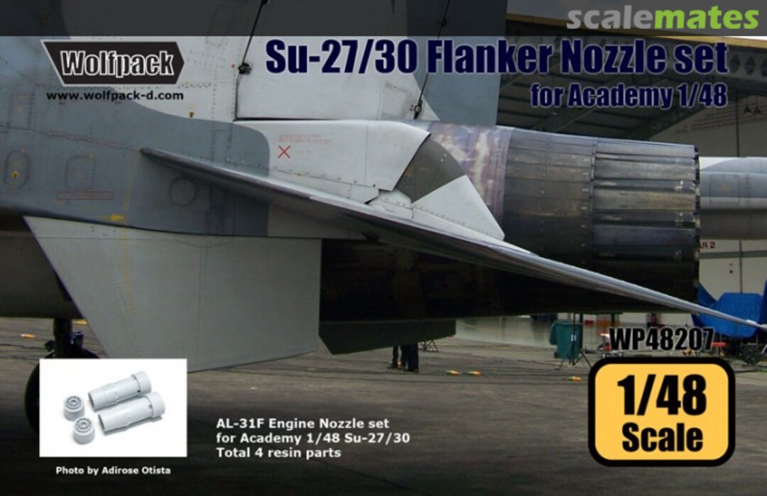 Boxart Su-27/30 Flanker AL-31F Engine Nozzle Set WP48207 Wolfpack