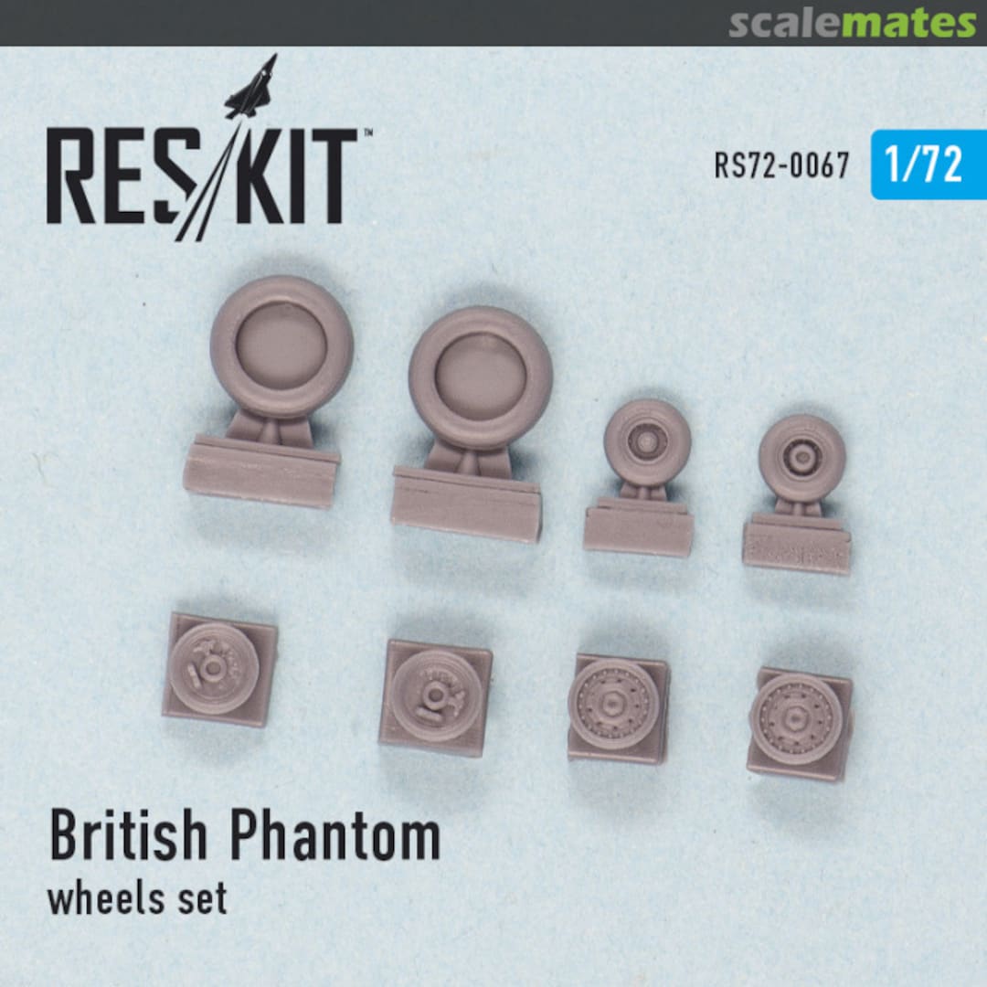 Contents British Phantom - Wheels Set RS72-0067 ResKit