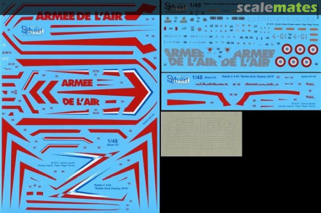 Boxart Rafale C 4-GI "Rafale Solo Display 2018" 48-116 Syhart