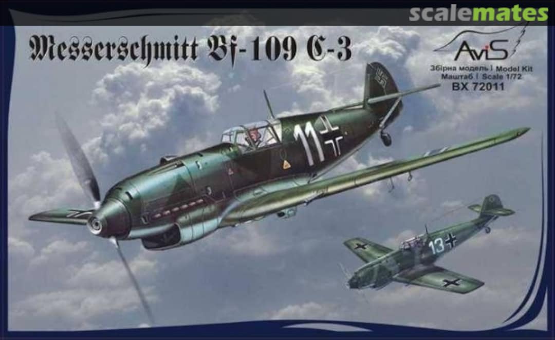 Boxart Messerschmitt Bf-109 C-3 BX 72011 AviS