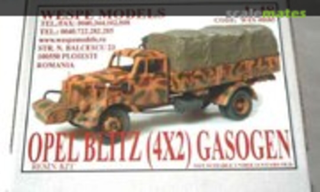 Opel Blitz (4x2) Gasogen (Wespe Models WES 48085)