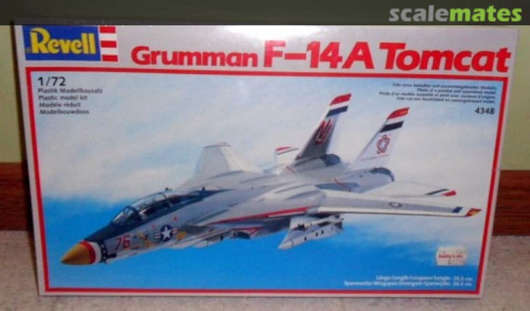 Boxart Grumman F-14A Tomcat 4348 Revell