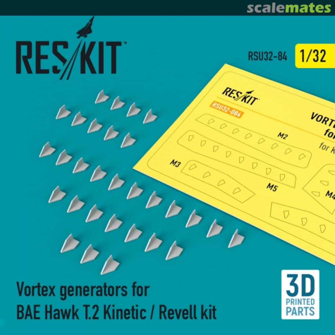 Boxart Vortex generators for BAE Hawk T.2 RSU32-0084 ResKit