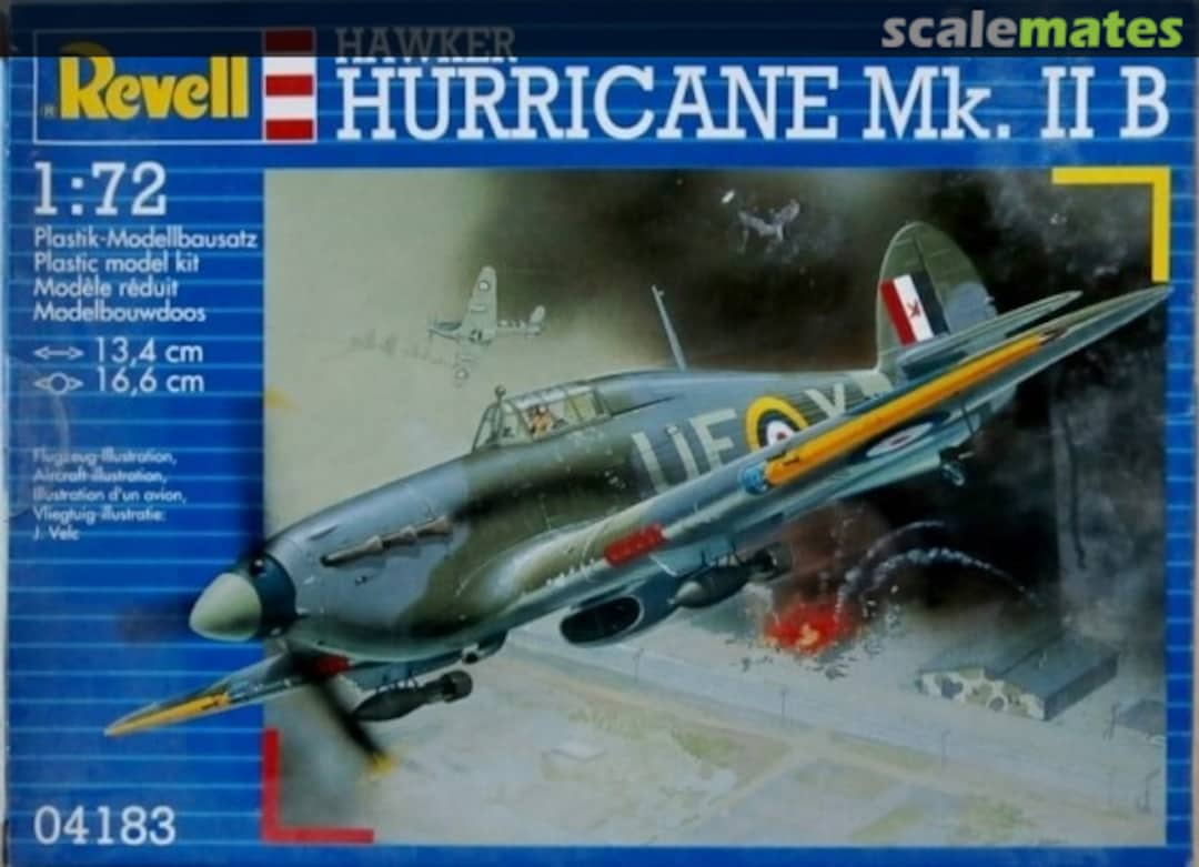 Boxart Hawker Hurricane Mk. II B 04183 Revell