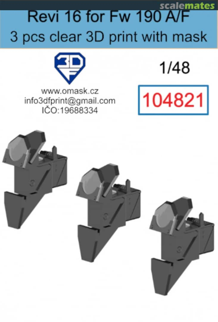 Boxart Revi 16 for Fw 190 A/F 104821 3DF Print