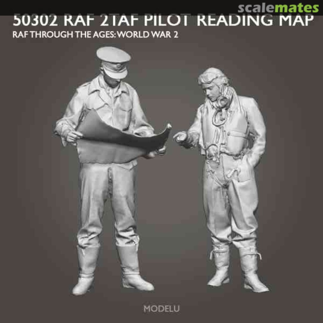 Contents RAF 2TAF Officer & Pilot Reading Map 50302-072 Modelu