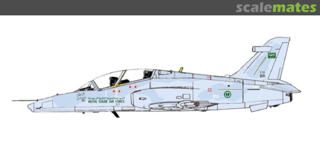 Boxart BAe Hawk new generation mk.165 Saudi Arabia AF AIPD-19 Aircraft in Plastic