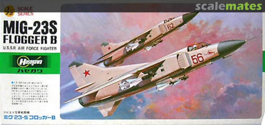 Boxart Mig-23S Flogger B JS-136 Hasegawa