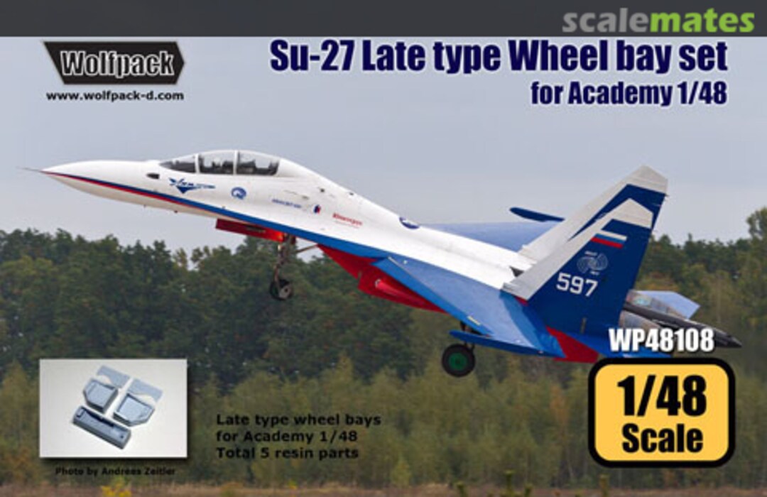 Boxart Su-27 Flanker Late Type Wheel Bay Set WP48108 Wolfpack