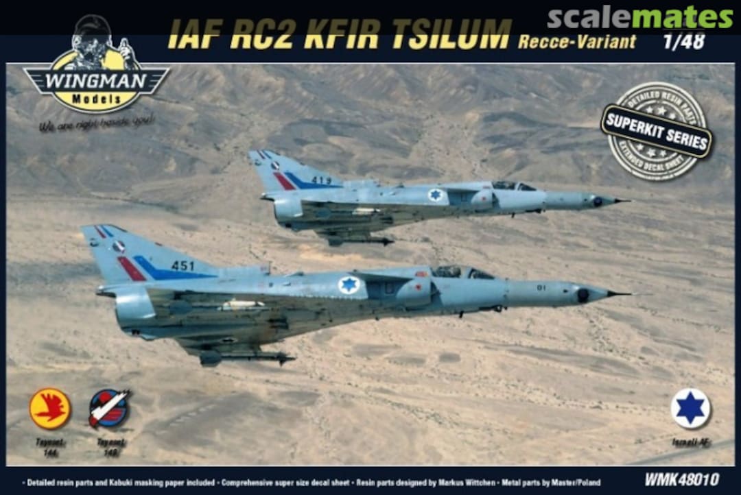 Boxart RC2 Kfir Tsilum WMK48010 Wingman Models