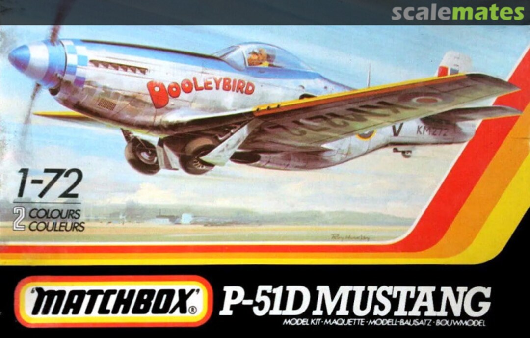 Boxart P-51D Mustang PK-13 Matchbox