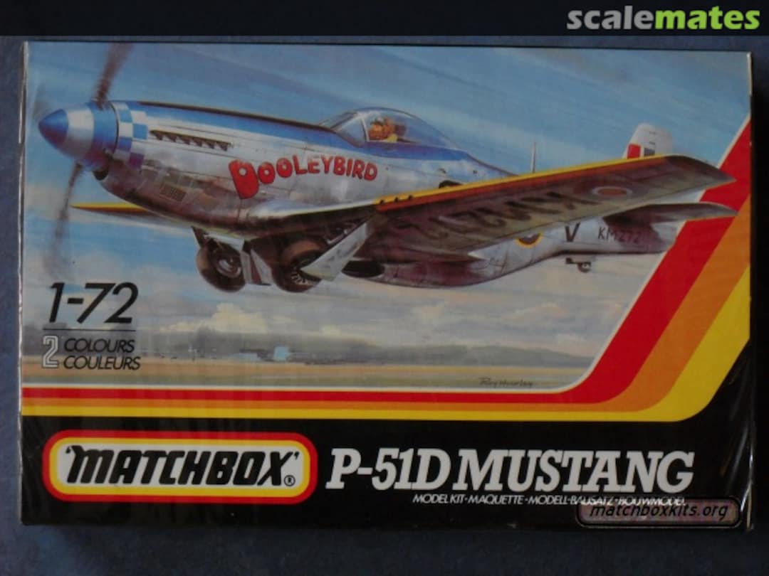 Boxart P-51D Mustang PK-13 Matchbox