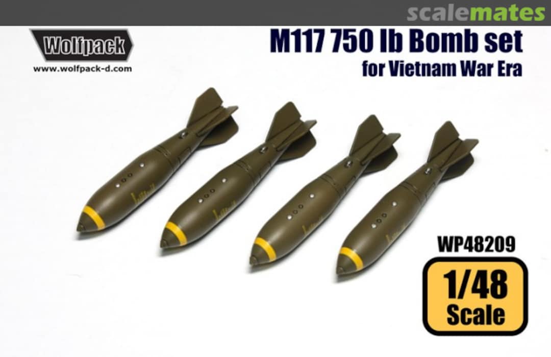 Boxart M117 750 lb Bomb Set WP48209 Wolfpack