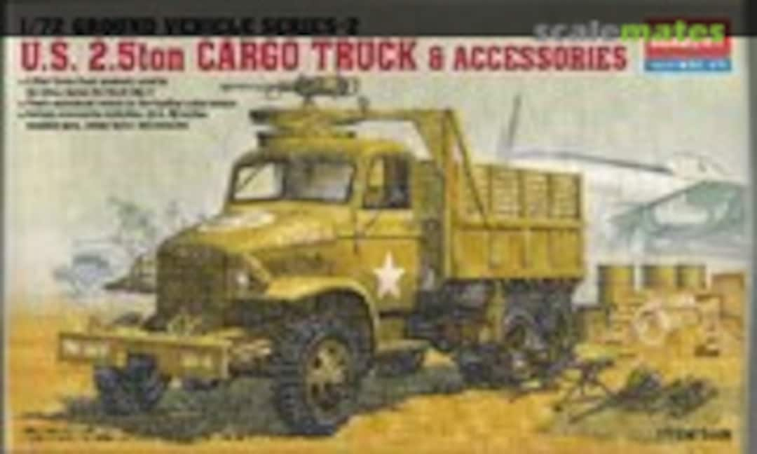 1:72 U.S. 2.5ton Cargo Truck &amp; Accessories (Academy 13402)