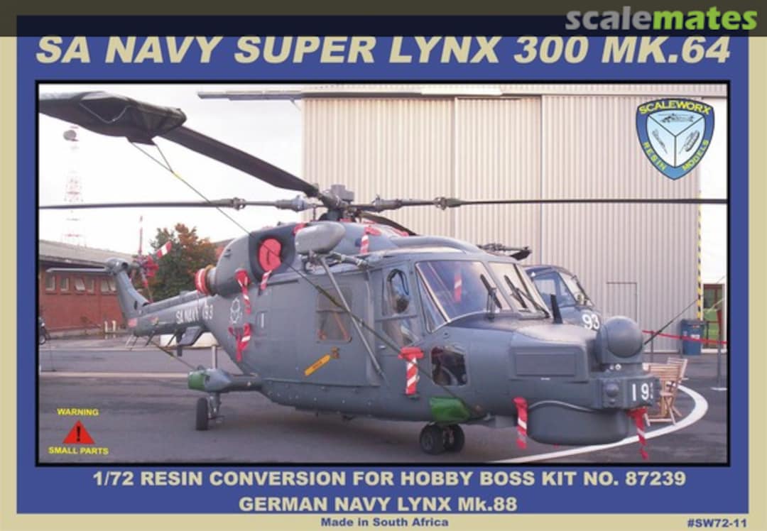 Boxart SA Navy Super Lynx 300 Mk.6 SW72-11 ScaleWorx