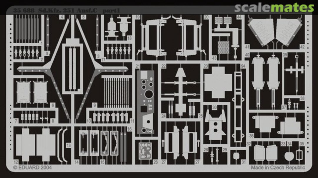 Boxart Sd.Kfz.251/1 Ausf.C 35688 Eduard