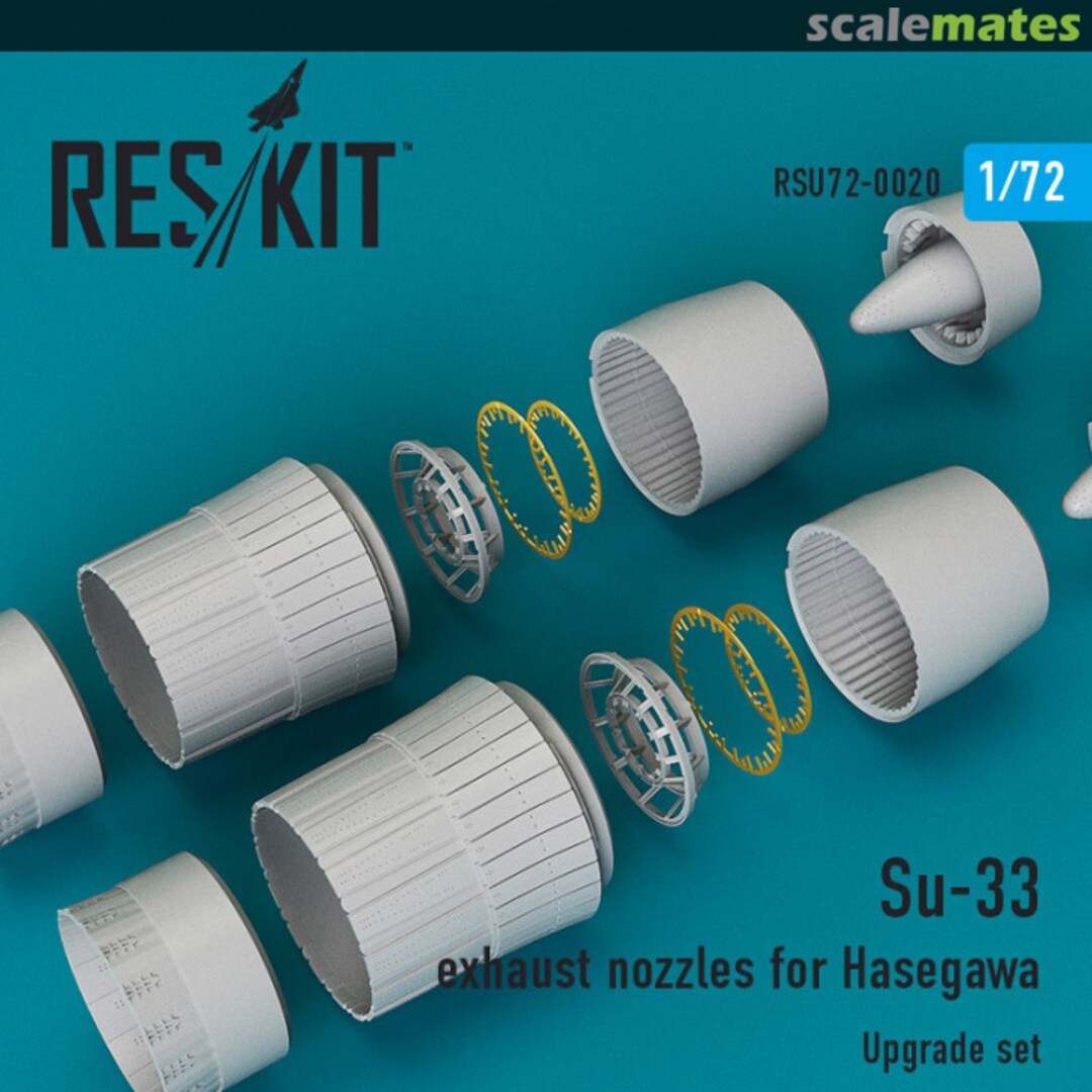 Boxart Su-33 exhaust nozzles RSU72-0020 ResKit