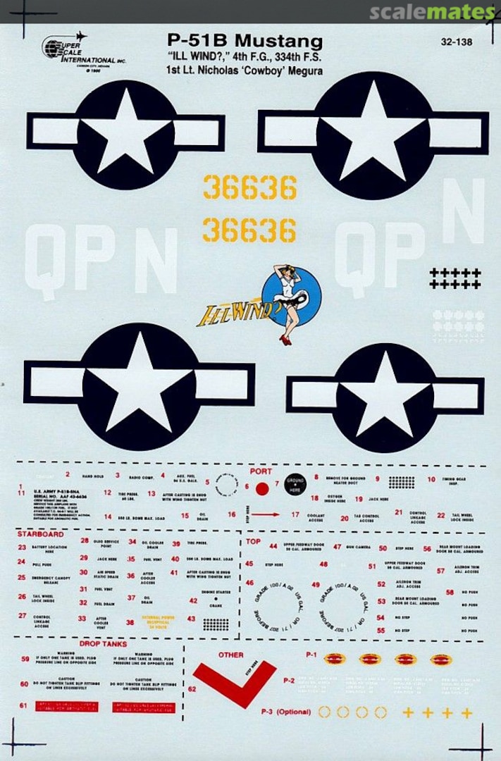 Boxart P-51B Mustang 32-138 SuperScale International