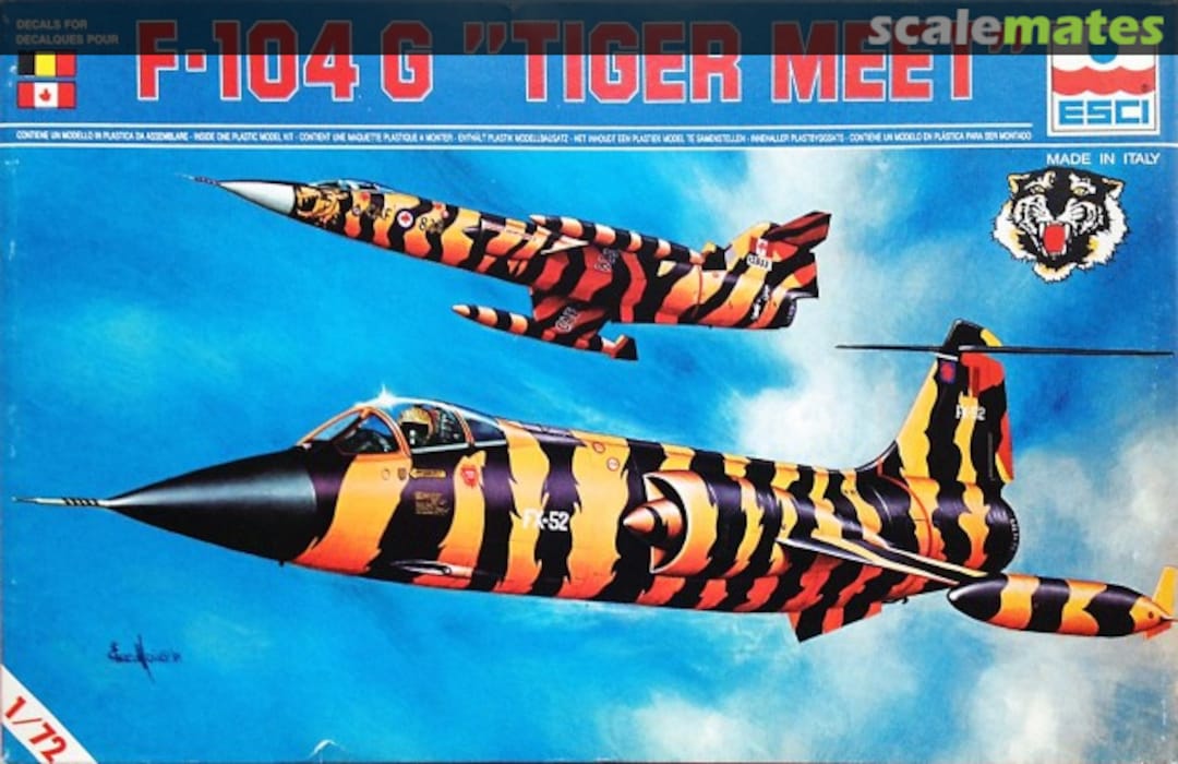 Boxart F-104 G "Tiger Meet" 9013 ESCI