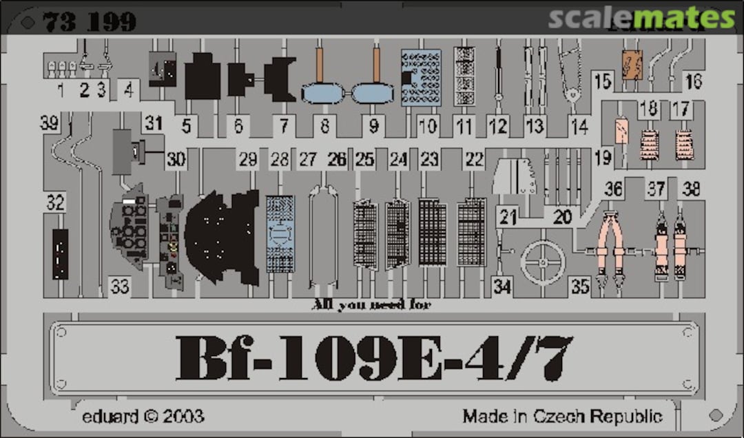 Boxart Bf 109E-4/7 73199 Eduard