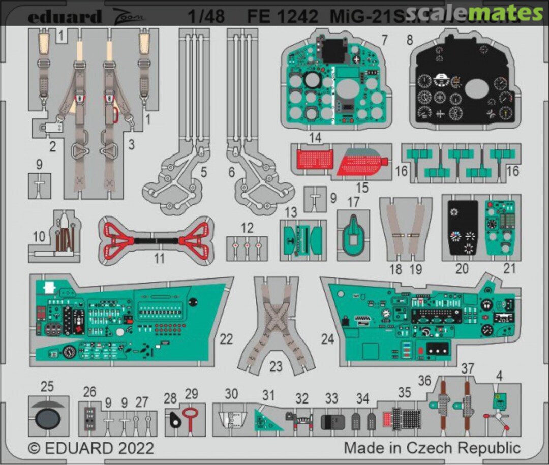 Boxart MiG-21SMT Weekend EDUARD FE1242 Eduard