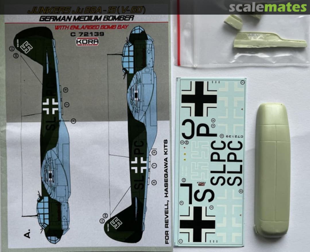 Boxart Junkers Ju 88 A-15 (V-60) C 72139 Kora Models