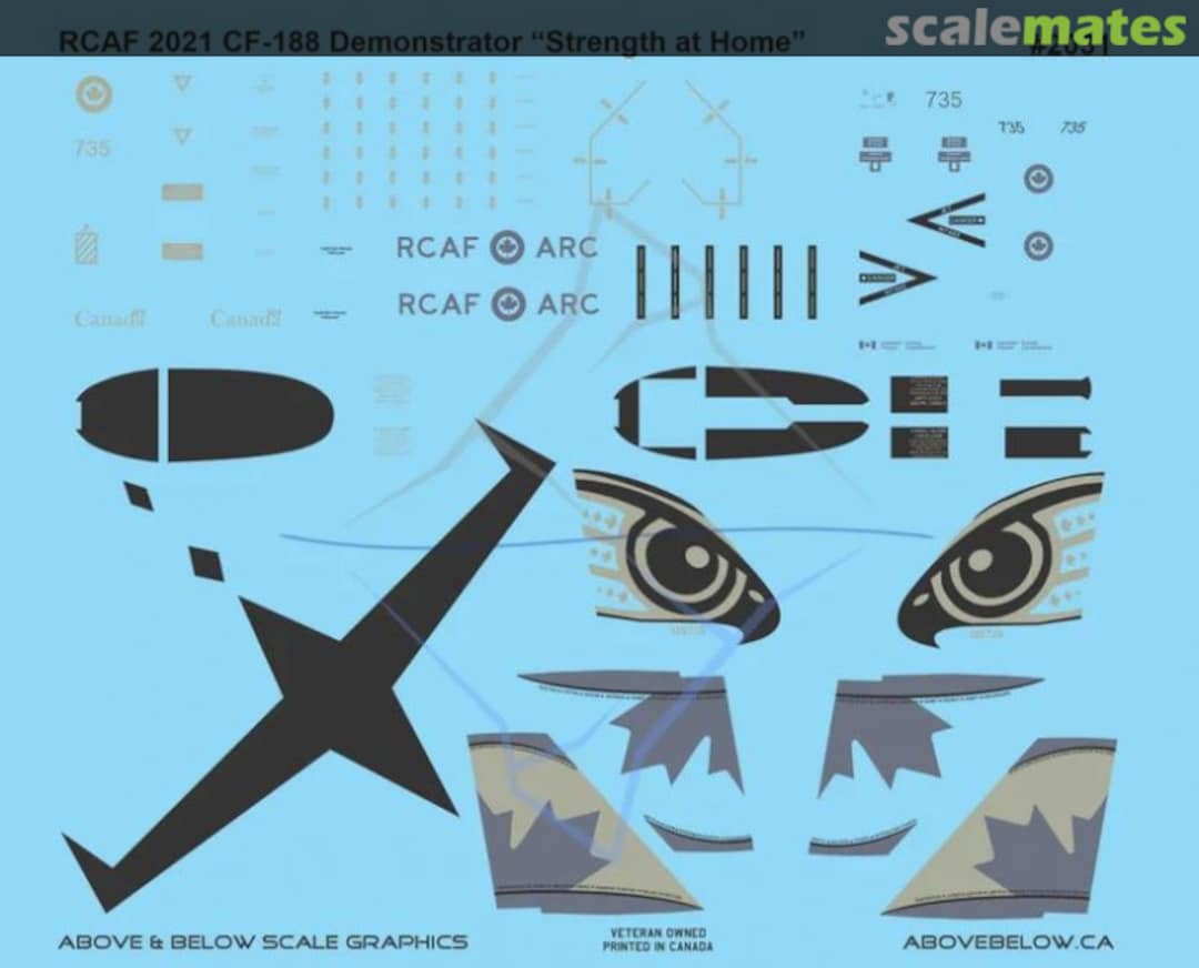 Boxart McDonnell CF-188 2031 Above & Below Graphics