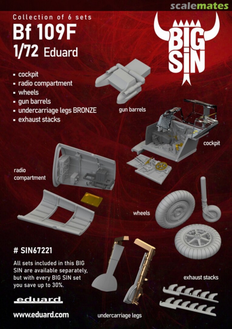 Boxart Bf 109F SIN67221 Eduard