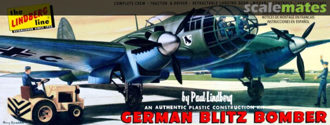 Boxart German Blitz Bomber 565-149 Lindberg