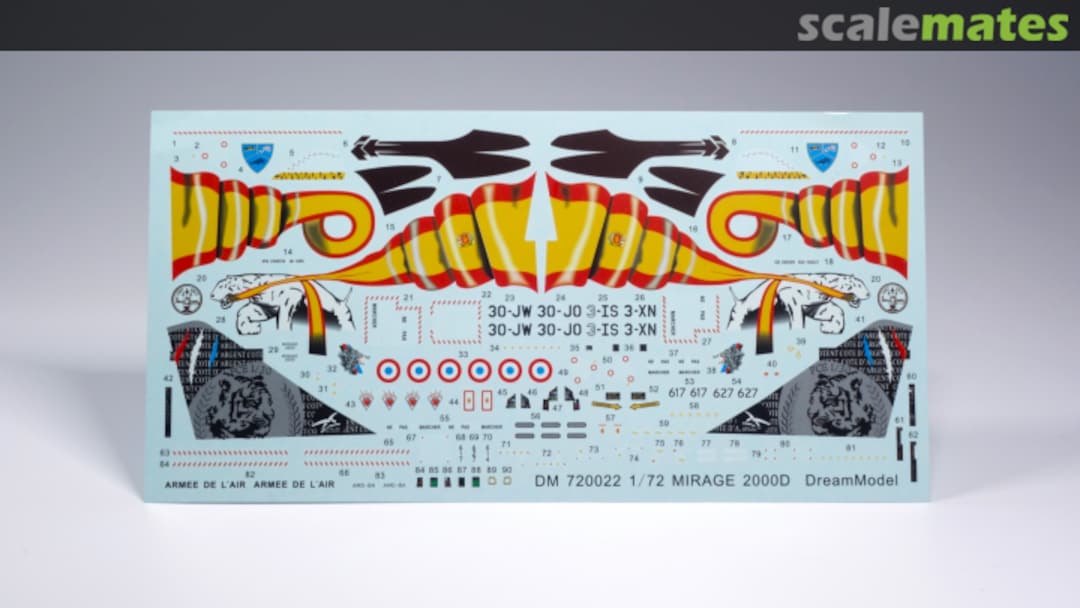 Contents Dassault Mirage 2000D DM720022 DreamModel