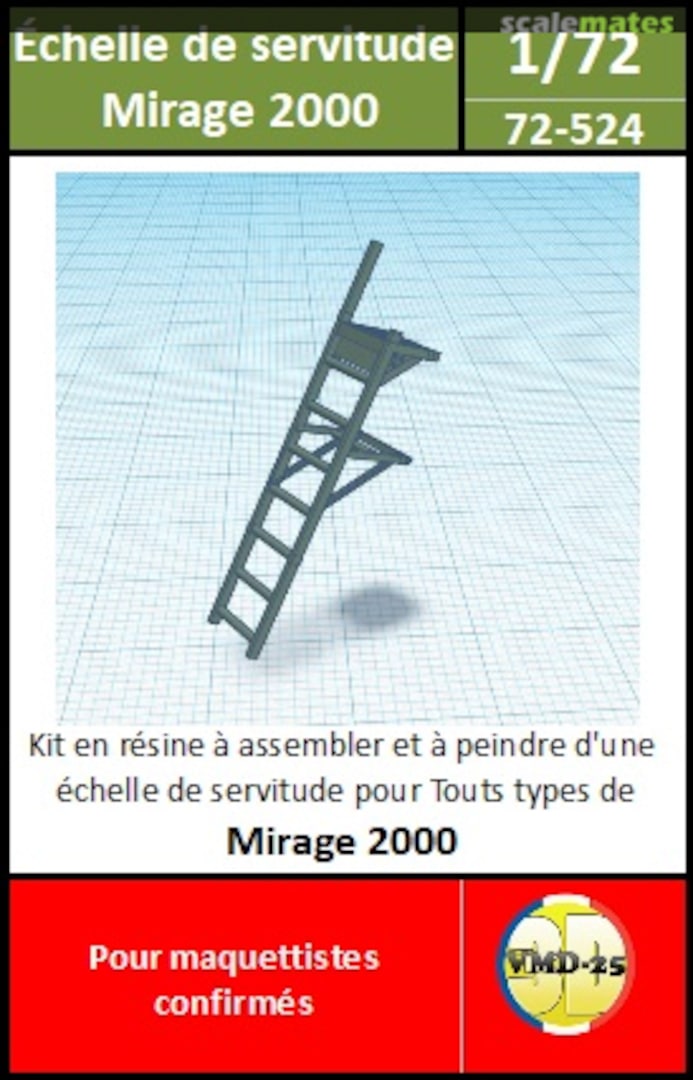 Boxart Echelle de Servitude pour Mirage 2000 72-524 VMD25_3D