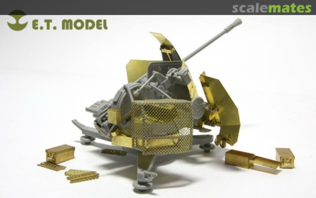 Boxart 3.7cm FLAK 43 Anti-Aircraft Gun E35-026 E.T. Model