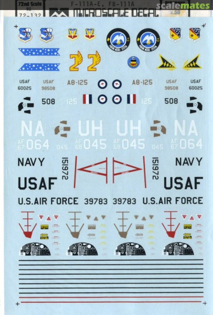 Boxart F-111A-E, FB-111A 72-132 Microscale