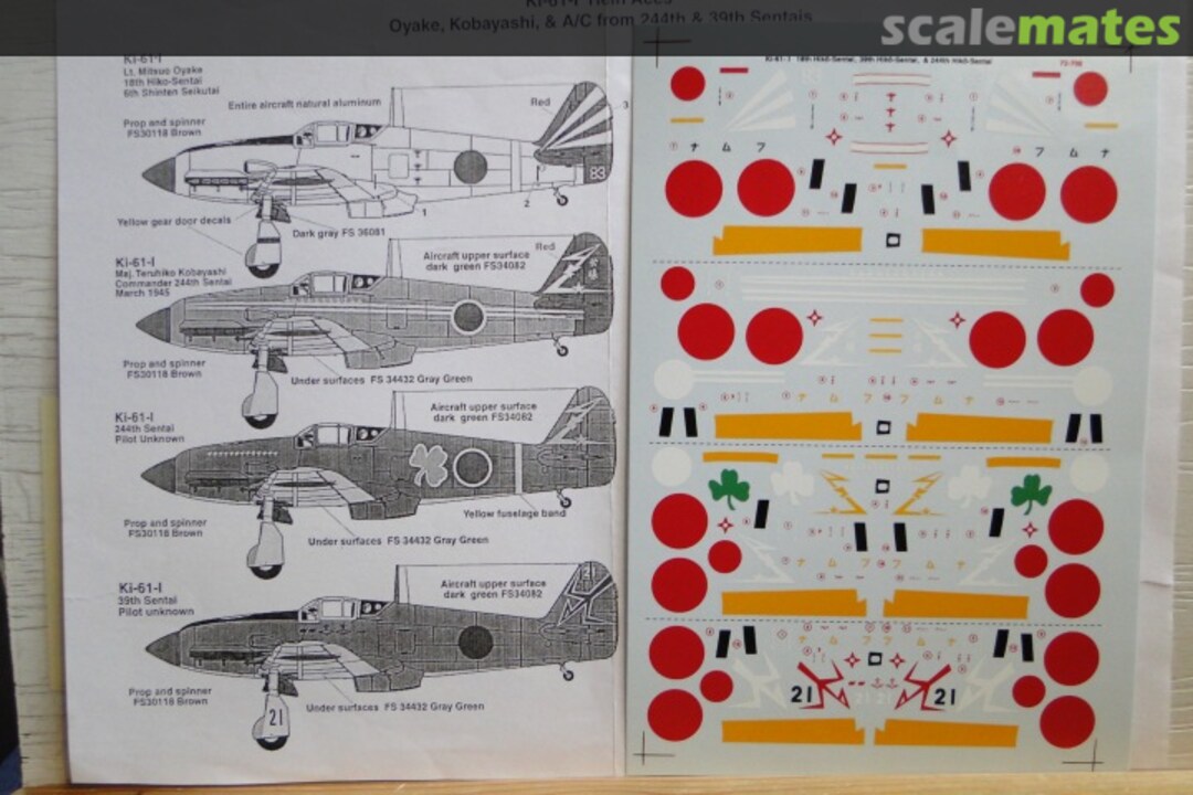 Boxart Ki-61-1 Aces 72-706 SuperScale International