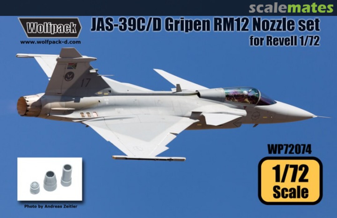 Boxart JAS-39C/D Gripen RM12 Engine Nozzle Set WP72074 Wolfpack