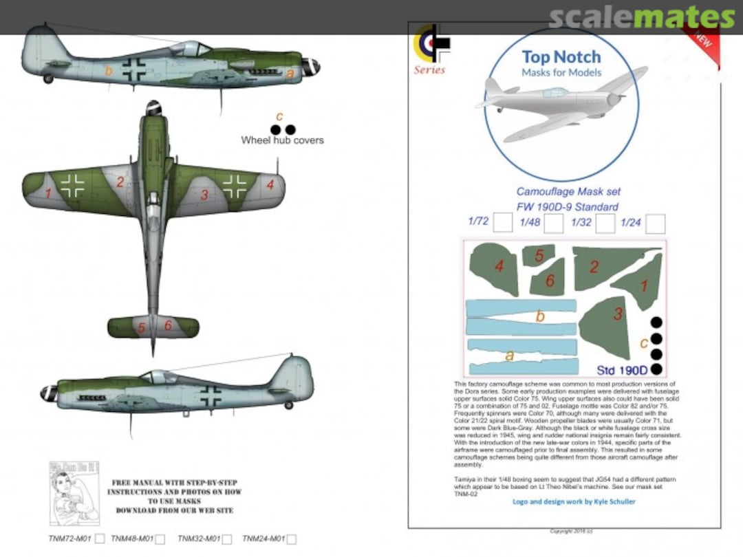 Boxart Focke-Wulf Fw-190D-9 Standard TNM32-M01 TopNotch